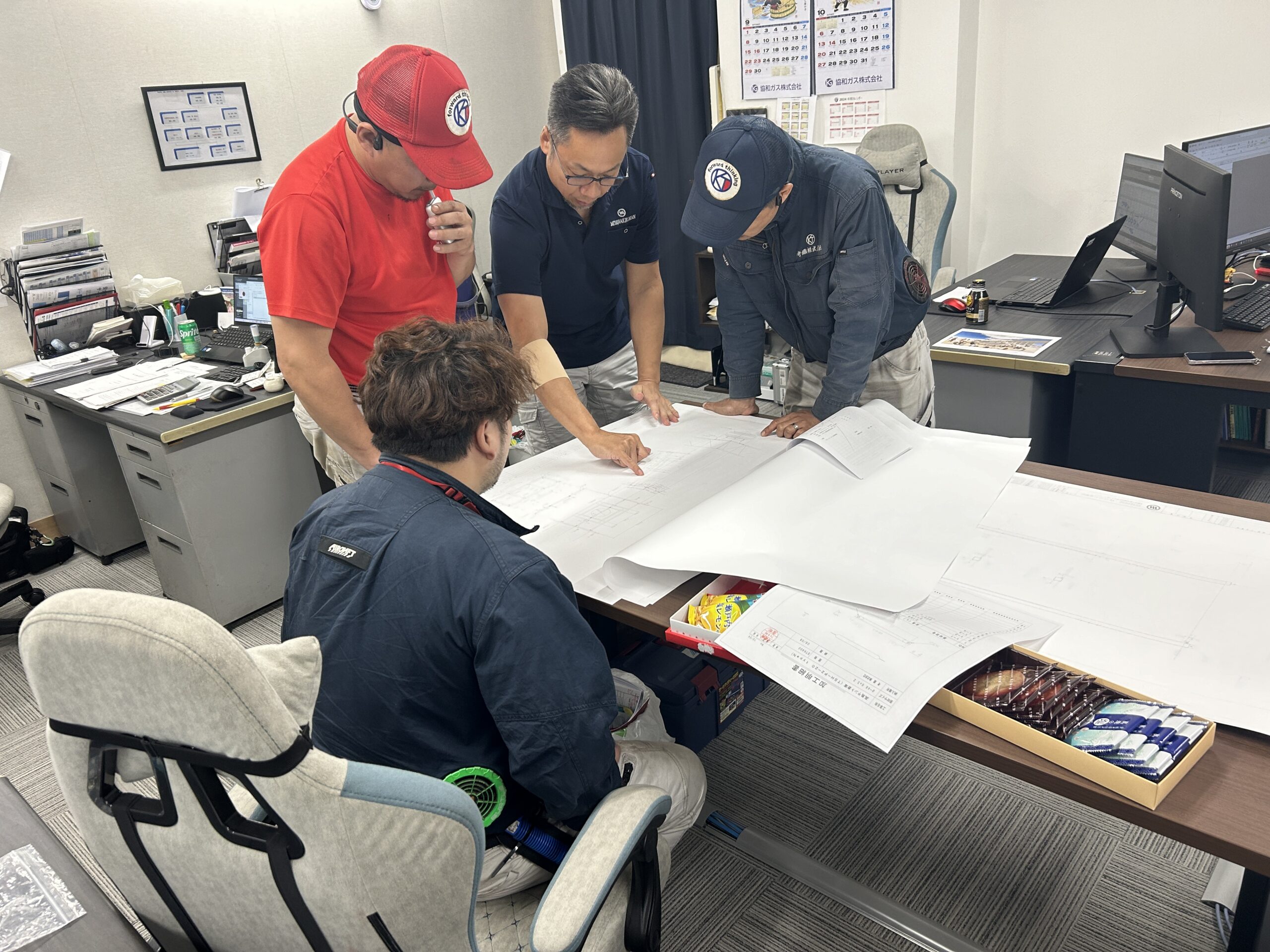 打ち合わせの様子